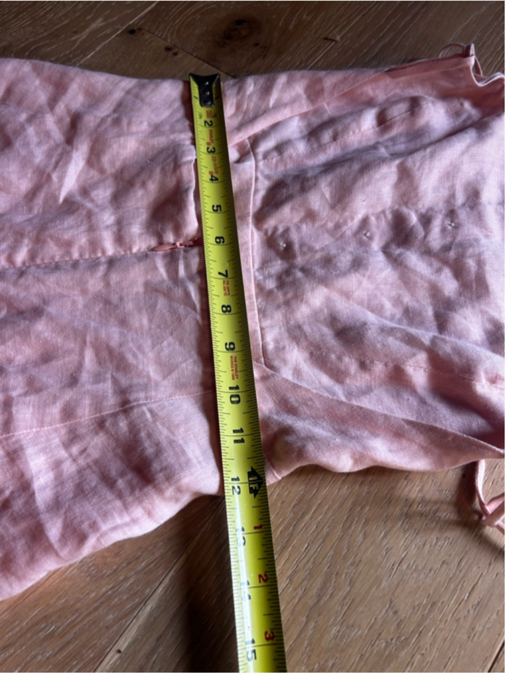 Capulet Pink Linen Open Back Mini Dress XS - Picture 7 of 11
